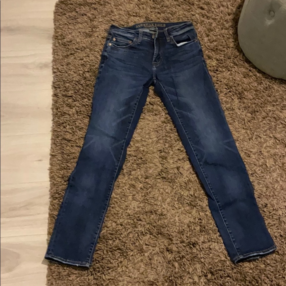 American eagle slim straight jeans 28x32